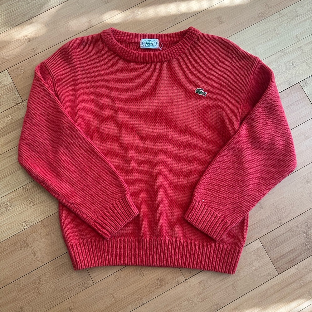 Lacoste Men's Red Sweater